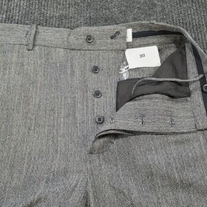CH Carolina Herrera Jogger Pants Womens‎ 30 Grey NWT Button Fly Elastic Cuff